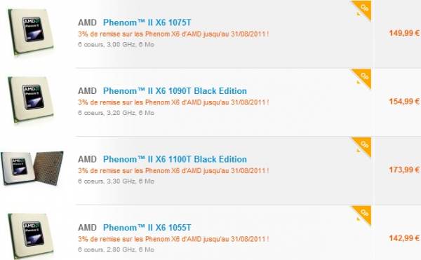 Reduc Phenom II X6