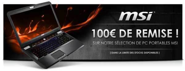 Remise MSI