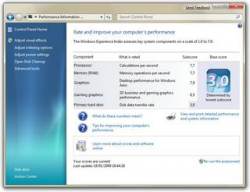Windows Experience Index sous Windows 7 Beta