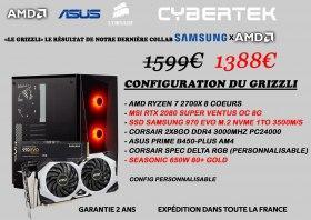 Bon plan :  1388€ PC Gamer haute performance CYBERTEK (RTX 2080 Super - Ryzen 7 - 16 Go DDR4 - SSD 1 To Nvme )