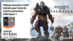 Bon : Assassin&#039;s Creed Valhalla offert avec les Ryzen 7 et 9 de 3ème génération