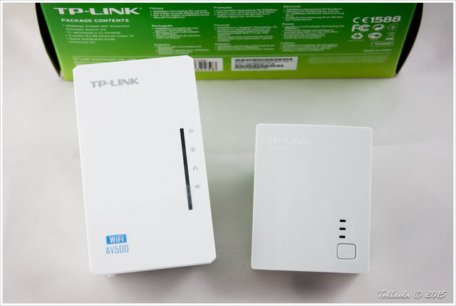 Adaptateur CPL WiFi TP-Link — extension WiFi dans la pièce de réception