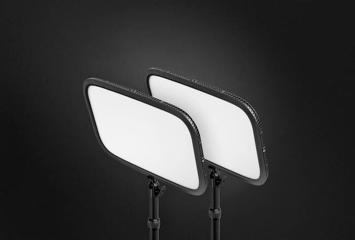Éclairage Key Light setup streaming bureau