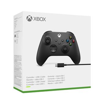 Manette Xbox avec cable pour PC Noir