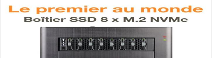 ⚡ On installe 8 M.2 NVMe dans une tour PC | MB873MP-B #Shorts #nvmem2