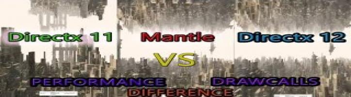 Directx 11 VS Mantle VS Directx 12 | 3Dmark API Overhead Test | R9 280x