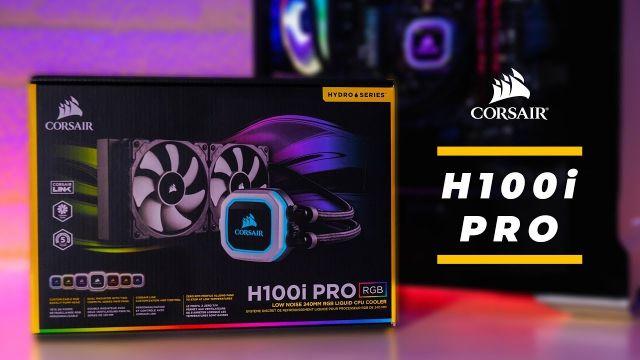 HOWTO Install Corsair H100i PRO RGB & Unboxing (AMD AM4)