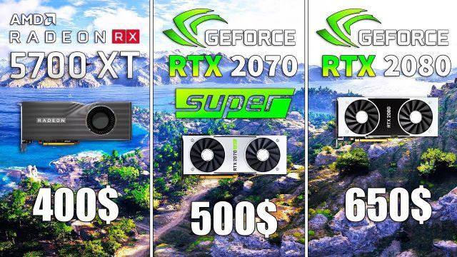 RX 5700 XT vs RTX 2070 SUPER vs RTX 2080 Test in 9 Games