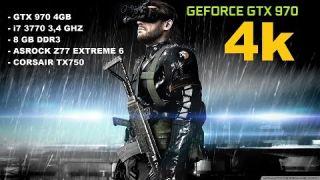 Metal Gear Solid 5: Ground Zeroes | PC 4K Gameplay | GTX 970 |