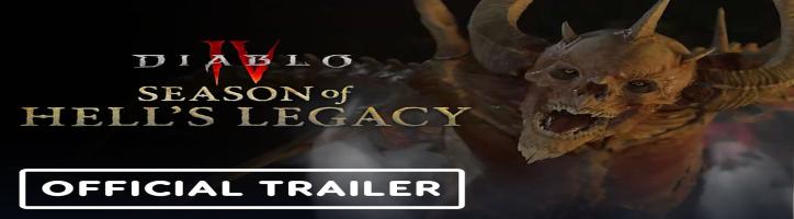 Diablo 4 - Official Season of Hell's Legacy Gameplay Trailer