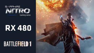 SAPPHIRE NITRO+ RX 480 Battlefield 1 Beta PC Gameplay DX12 1080p 60fps [Ultra Settings]