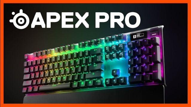 Adjustable Mechanical Switches on the Fastest Keyboard Ever - SteelSeries Apex Pro