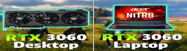 RTX 3060 Laptop vs RTX 3060 Desktop Game Benchmarks | Test in 8 Games | At 1080P |