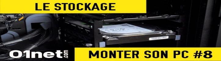 Installer les disques durs et le SSD - MONTER SON PC #8