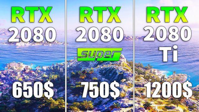 RTX 2080 SUPER vs RTX 2080 vs RTX 2080 Ti Test in 9 Games