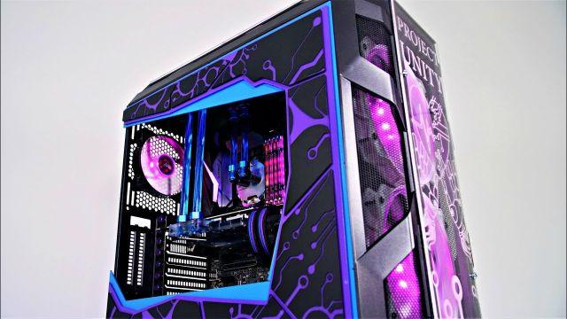 Project Unity - The ULTIMATE Custom Water Cooled 4K Gaming PC Build Time Lapse