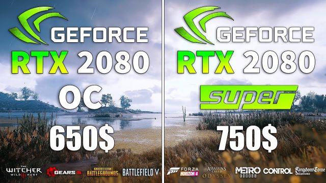 RTX 2080 OC vs RTX 2080 SUPER Test in 9 Games