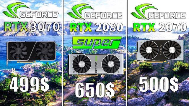 RTX 3070 vs RTX 2080 SUPER vs RTX 2070