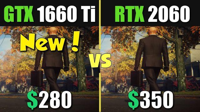 GTX 1660 Ti vs RTX 2060 Test in 8 Games