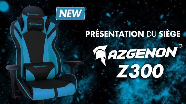 Présentation du siège gamer Azgenon Z300 | Un siège ergonomique d’excellent rapport qualité / prix !