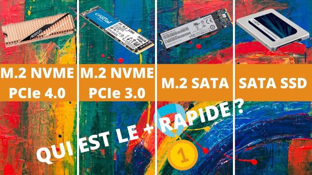 SSD NVMe PCIe 4.0 vs SSD NVMe PCIe 3.0 vs SSD SATA III Chargement Windows et jeux ( Test 2021 )