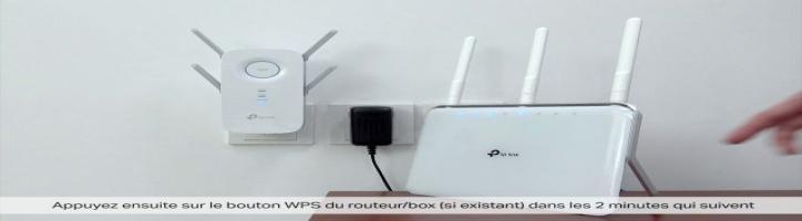 Comment installer un répéteur WiFi TP-Link RE650 / RE450 / RE350 / RE305 / RE200 via Bouton WPS