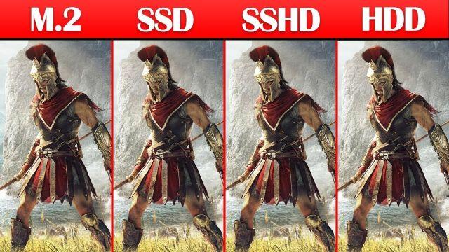 M.2 NVME vs SSD vs SSHD vs HDD Game Loading Times