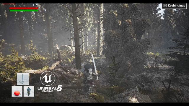 unreal engine 5 gameplay with nanite