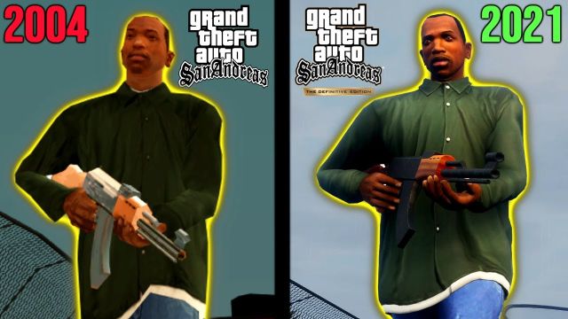 GTA Trilogy: GTA San Andreas Definitive Edition vs. Original - Early Comparison