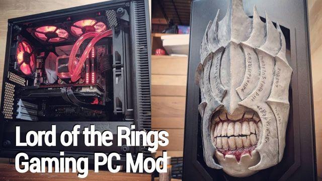 Modded Gaming PC: Lord of the Rings Case Mod Timelapse