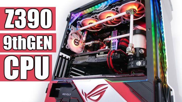ULTIMATE Z390 9th Gen Custom Water Cooled Gaming PC Build - Time Lapse Phanteks Evolv X