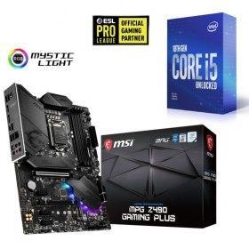 Solde : 297&euro; le Kit Evo PC -Intel i5-10400F + MSI MPG Z490 Gaming Plus