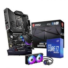 Materiel.net : -200&euro; sur le KIT EVO Intel i7 10700K - MSI Z490 - RAM 16Go 3200Mhz - Watercooling MSI