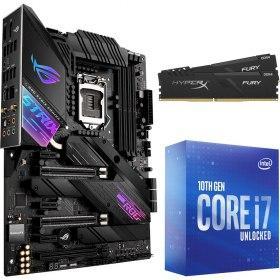 Vente Flash : -60&euro; sur le kit evo : i7-10700K + ASUS ROG STRIX Z490-E GAMING + 16 Go