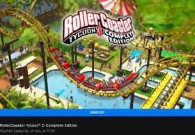 Epic Store : Roller Coaster Tycoon 3 &agrave; r&eacute;cup&eacute;rer gratuitement