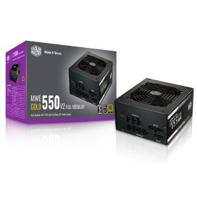 Alimentation PC modulaire Cooler Master MWE Gold 550W , 80 Plus GOLD &agrave; seulement 68,58&euro;