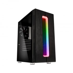 Le Boitier - Kolink Nimbus - RGB - Verre tremp&eacute; - Noir &agrave; 60,29&euro;