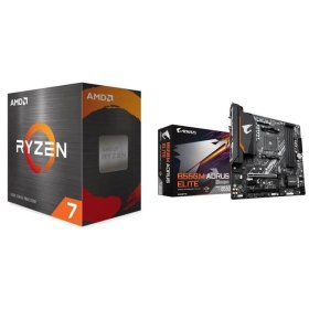 389&euro; le PACK Processeur AMD RYZEN 7 5800X + Carte m&egrave;re GIGABYTE B550M AORUS ELITE