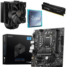Kit &eacute;vo Core i5-10400 (Tray) + MSI B560M-A PRO + Pure Rock 2 Black + 16 Go &agrave; 299&euro;
