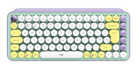 Logitech POP Keys Clavier Mécanique Sans Fil avec Touches Emoji Personnalisables à 64.99€
