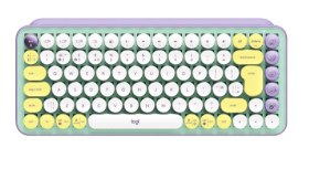 Logitech POP Keys Clavier M&eacute;canique Sans Fil avec Touches Emoji Personnalisables &agrave; 64.99&euro;