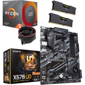 Bon plan : 399,90€ Kit de mise à jour PC - AMD Ryzen 5 3600X + Carte mère Gigabyte X570 UD + 16 Go de RAM DDR4 Corsair Vengeance LPX (3200 Mhz, CL16)