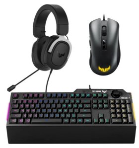 Pack Gamer ASUS TUF - Micro-Casque H3 + Clavier K1 RGB N-Key Rollover AZERTY + Souris M3 RGB 7000 DPI &agrave; 84.99&euro;