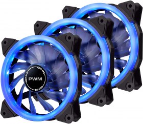 Ventilateur boitier Bleu EZDIY-FAB 120mm &agrave; 11,31&euro;