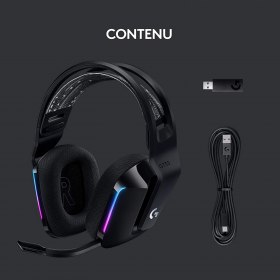 Le casque sans-fil Logitech LIGHTSPEED G733 avec Bandeau de Suspension, LIGHTSYNC RVB &agrave; 109,99&euro;