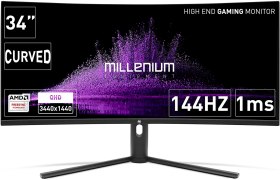Deal : 349&euro; l'Ecran PC Gamer Millenium MD34 PRO 2 (34 pouces / WQHD / 144hz / 1ms)