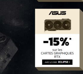 LDLC : -15% sur les cartes graphiques ASUS