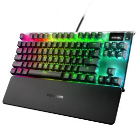 148&euro; au lieu de 189&euro; : Clavier SteelSeries Apex 7 TKL &ndash; Forme compacte &ndash; &Eacute;cran OLED &ndash; Switchs rouges