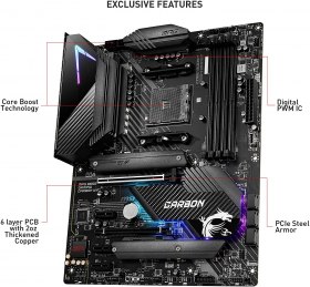 La carte m&egrave;re MSI MPG B550 Gaming Carbon WiFi &agrave; 174,90&euro;