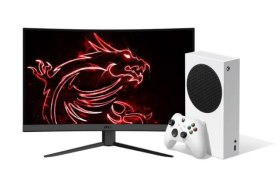 BlackFriday Cdiscount :  499&euro; la Console Xbox Series S - 512Go + Ecran PC Gamer - MSI Optix G27CQ4